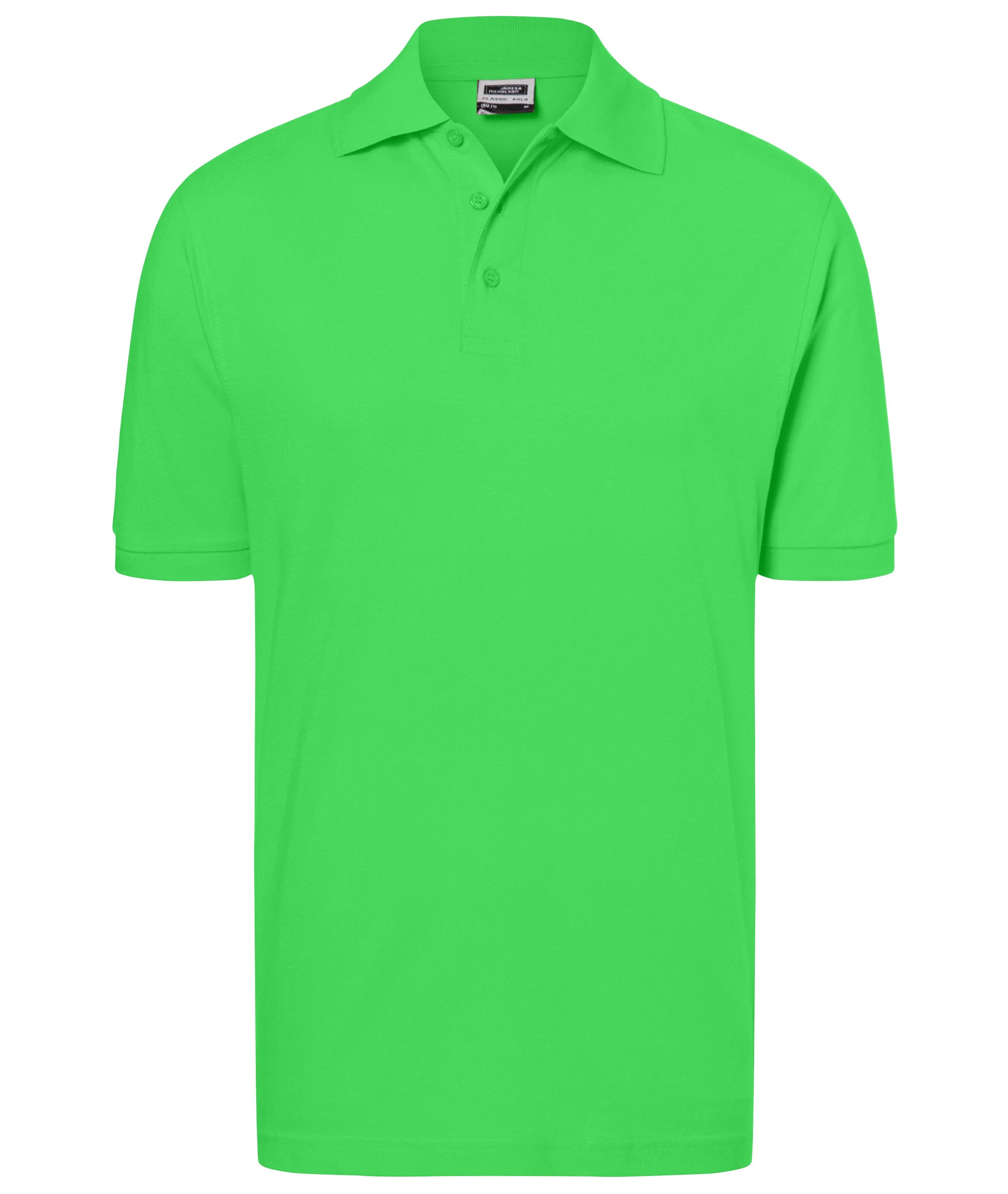 James & Nicholson Klassisches Poloshirt lime-green