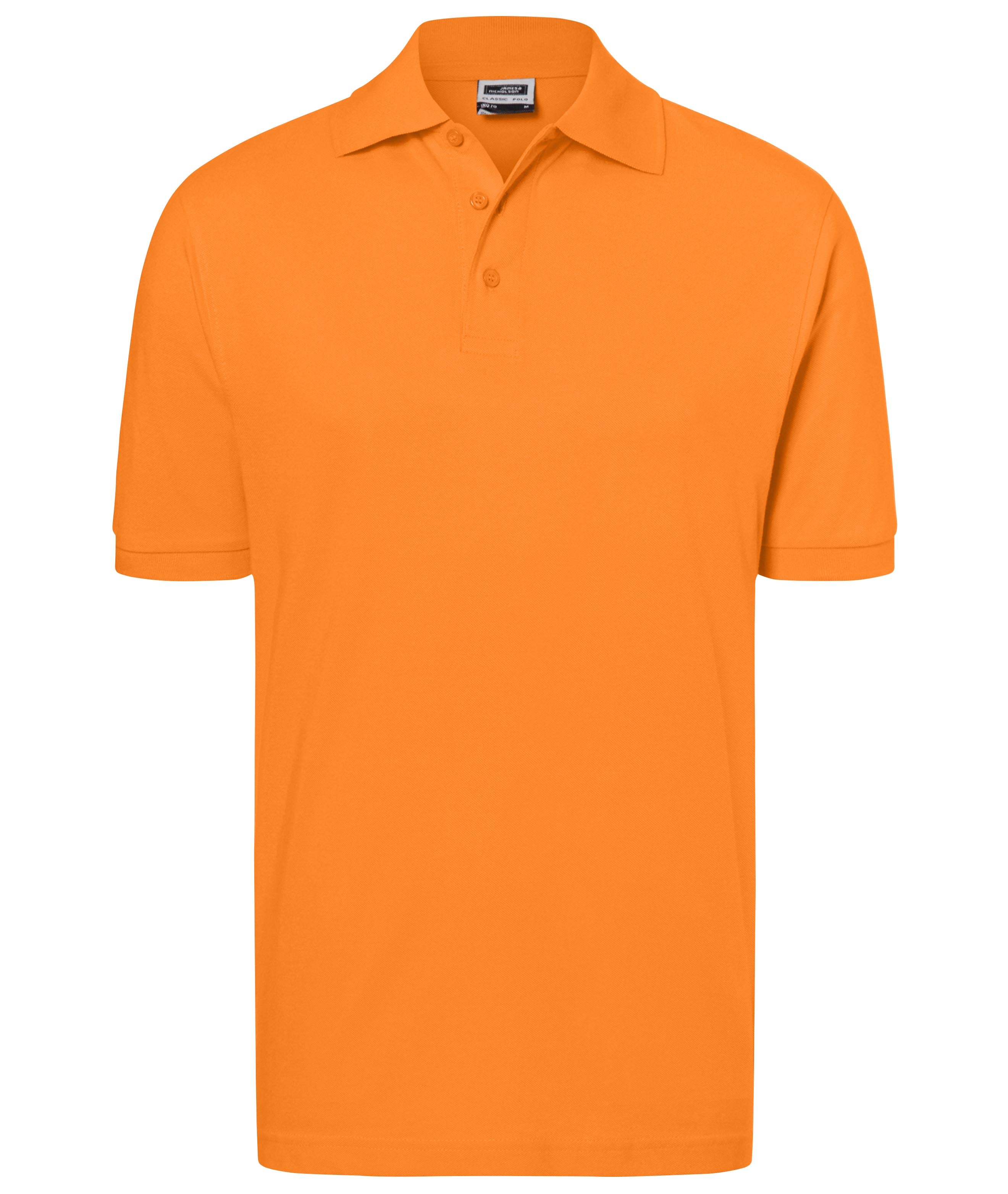 James & Nicholson Klassisches Poloshirt orange
