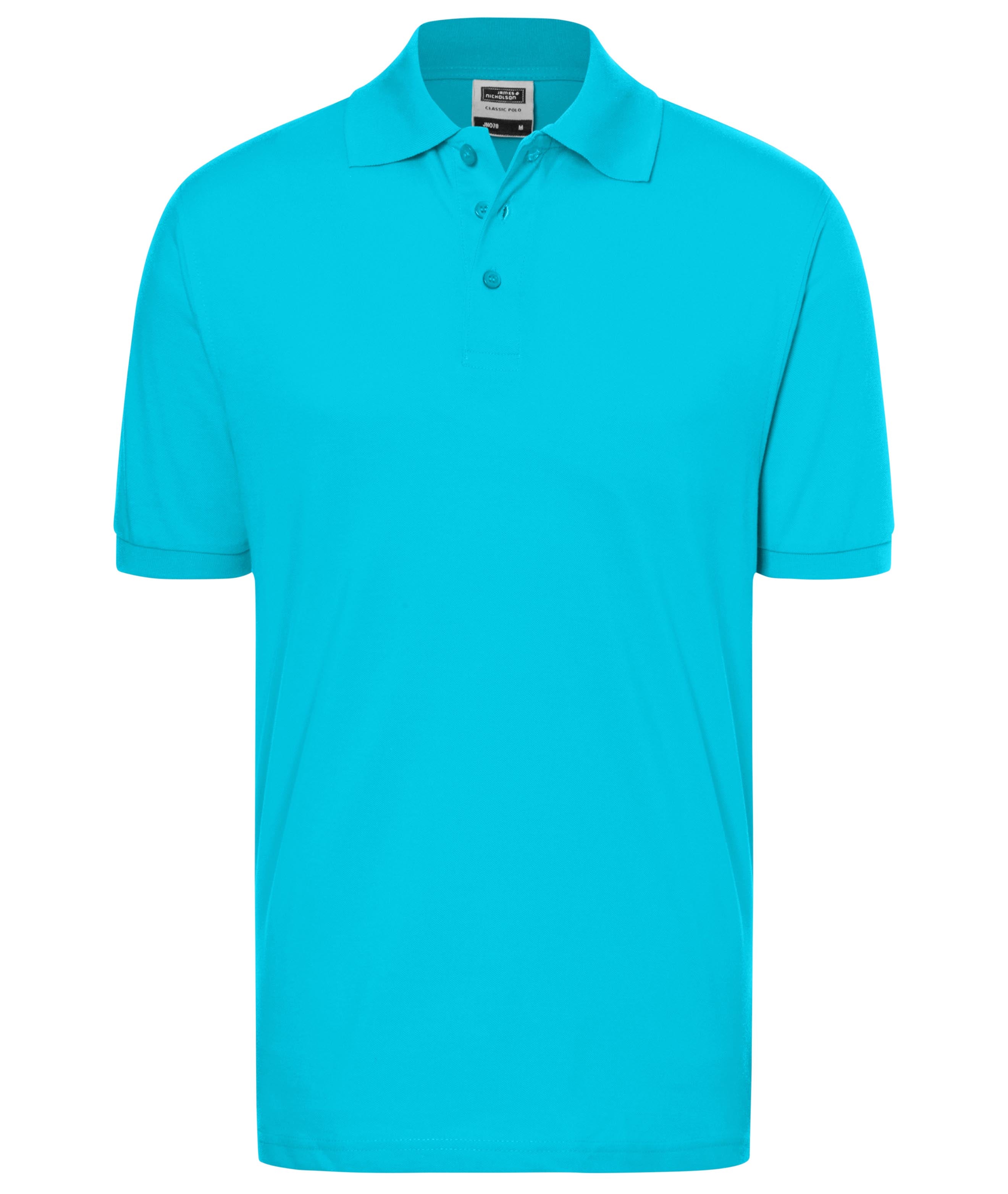 James & Nicholson Klassisches Poloshirt pacific