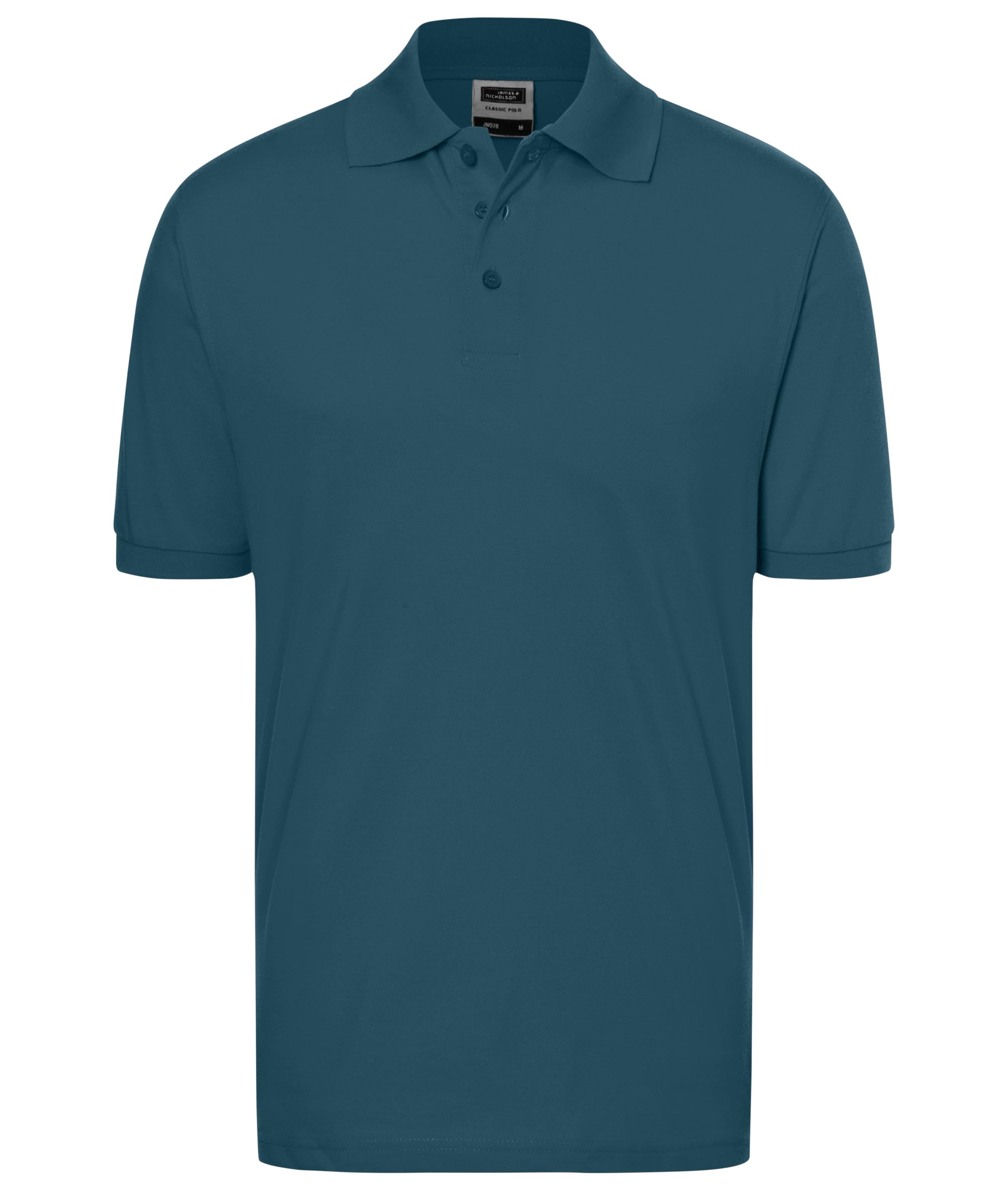 James & Nicholson Klassisches Poloshirt petrol