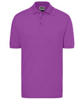 James & Nicholson Klassisches Poloshirt purple