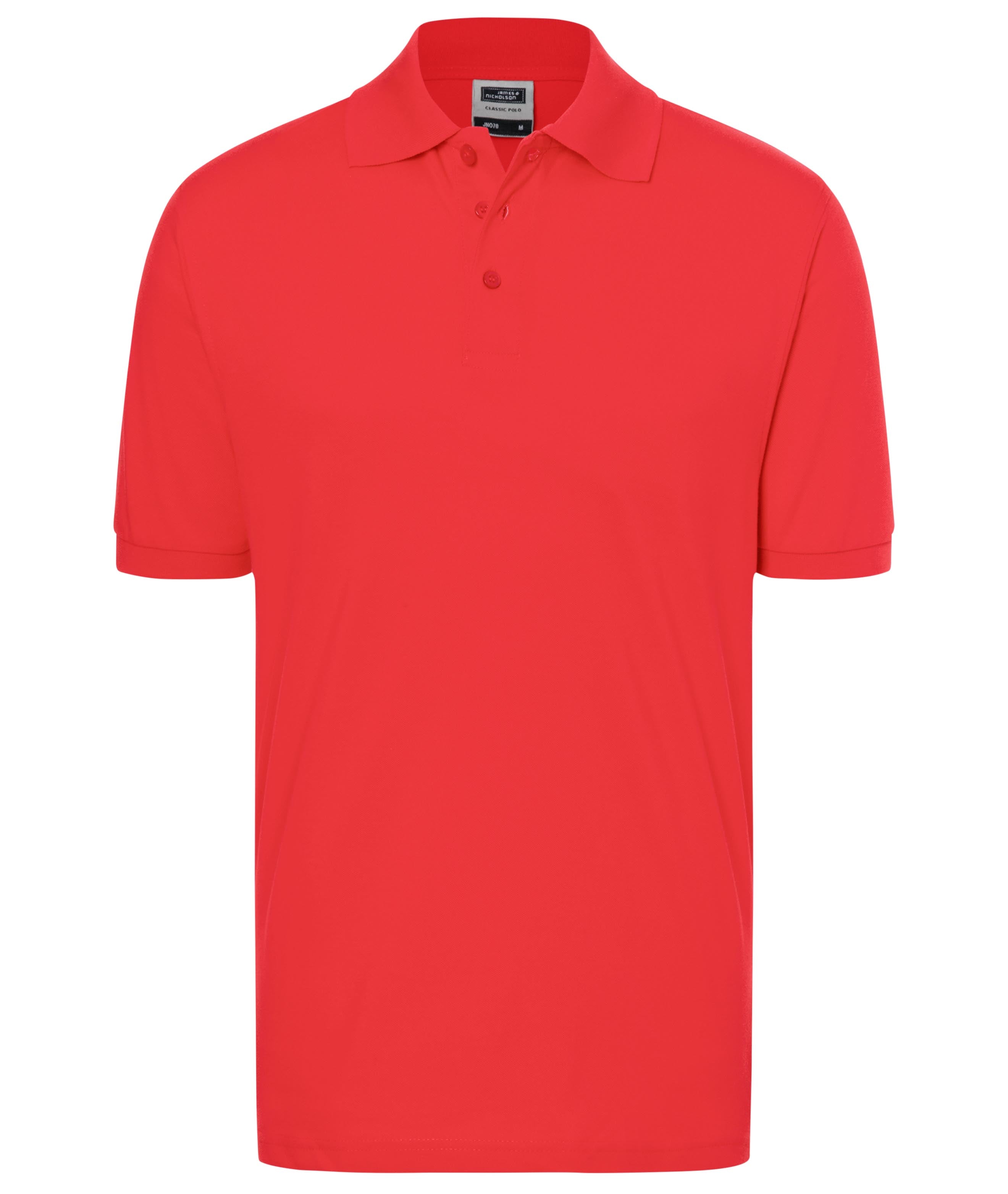 James & Nicholson Klassisches Poloshirt tomato