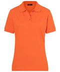 James & Nicholson Klassisches Damenpolo dark-orange