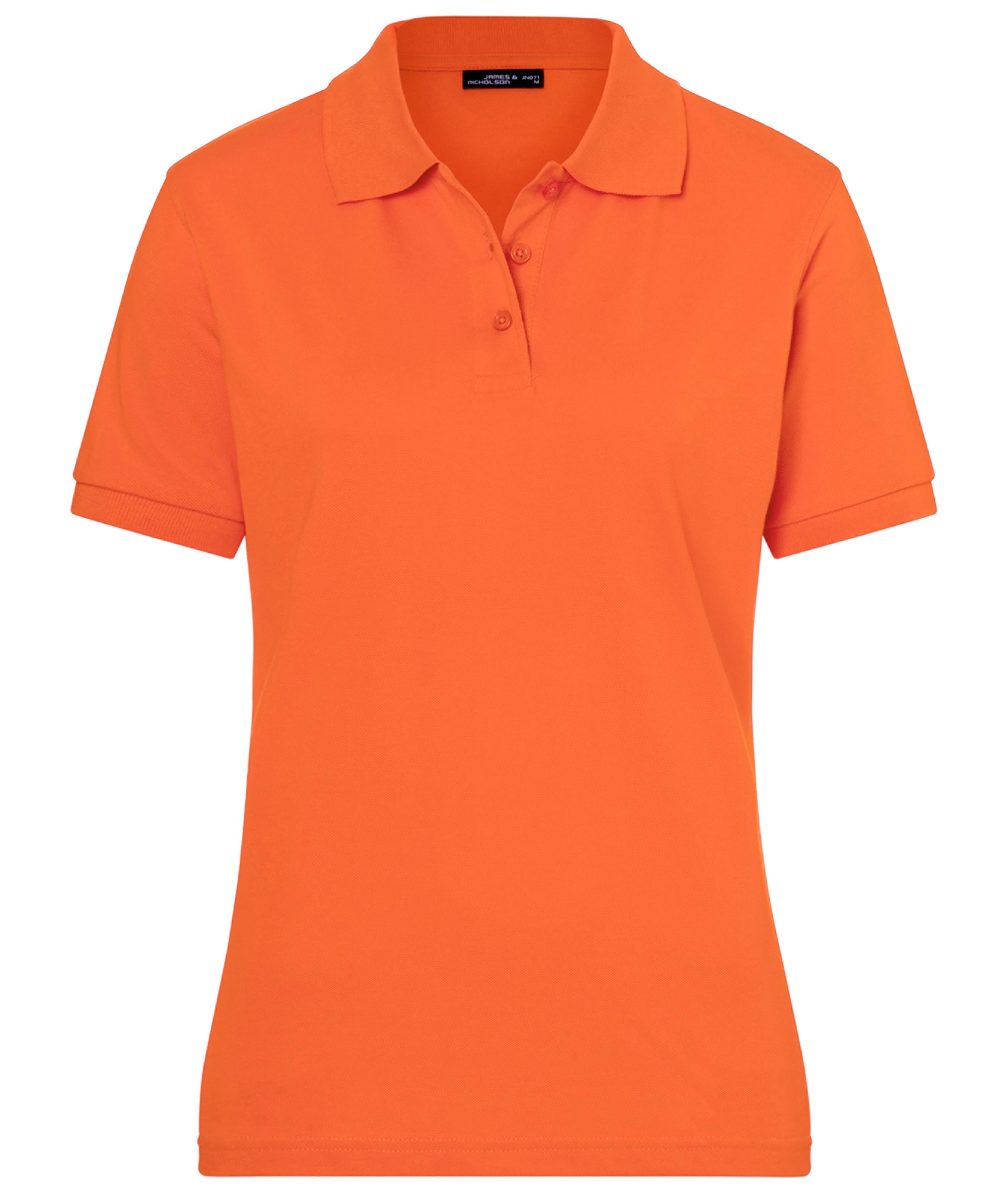 James & Nicholson Klassisches Damenpolo dark-orange