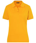 James & Nicholson Klassisches Damenpolo gold-yellow
