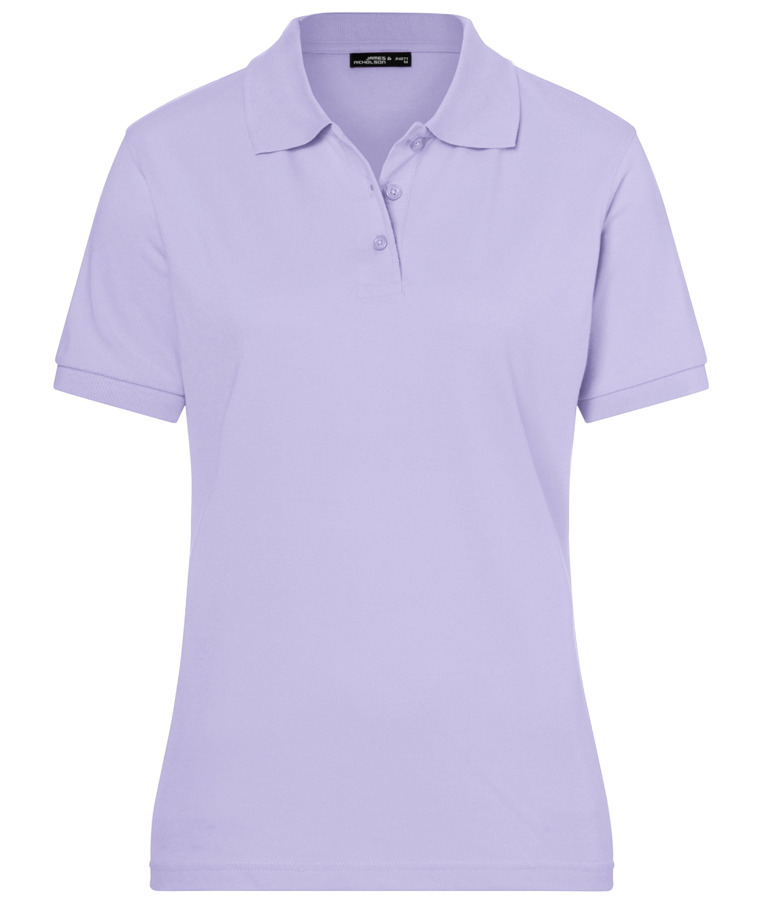 James & Nicholson Klassisches Damenpolo lilac