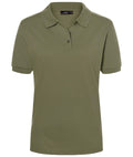 James & Nicholson Klassisches Damenpolo olive