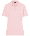 James & Nicholson Klassisches Damenpolo rose