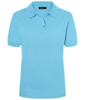 James & Nicholson Klassisches Damenpolo sky-blue