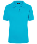 James & Nicholson Klassisches Damenpolo turquoise