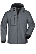 James & Nicholson Herren Winter Softshelljacke carbon