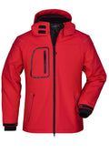 James & Nicholson Herren Winter Softshelljacke red
