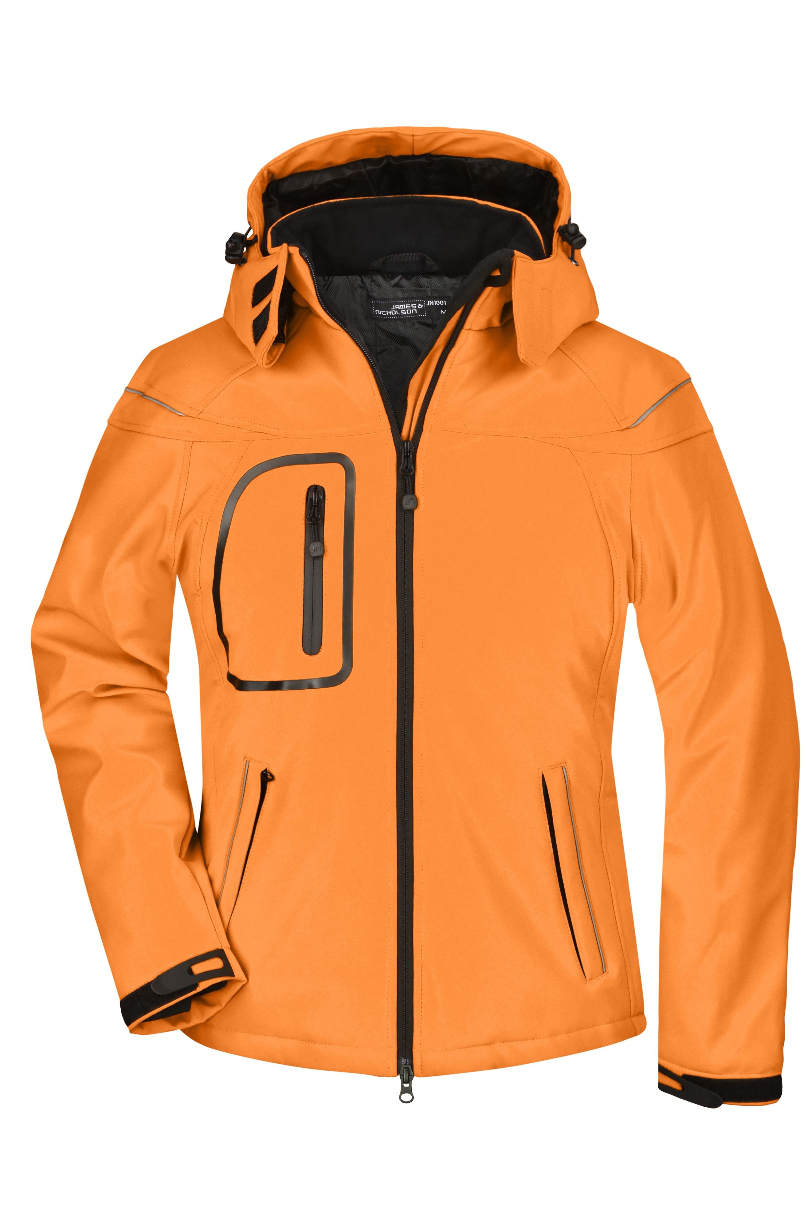 James & Nicholson Damen Winter Softshelljacke orange