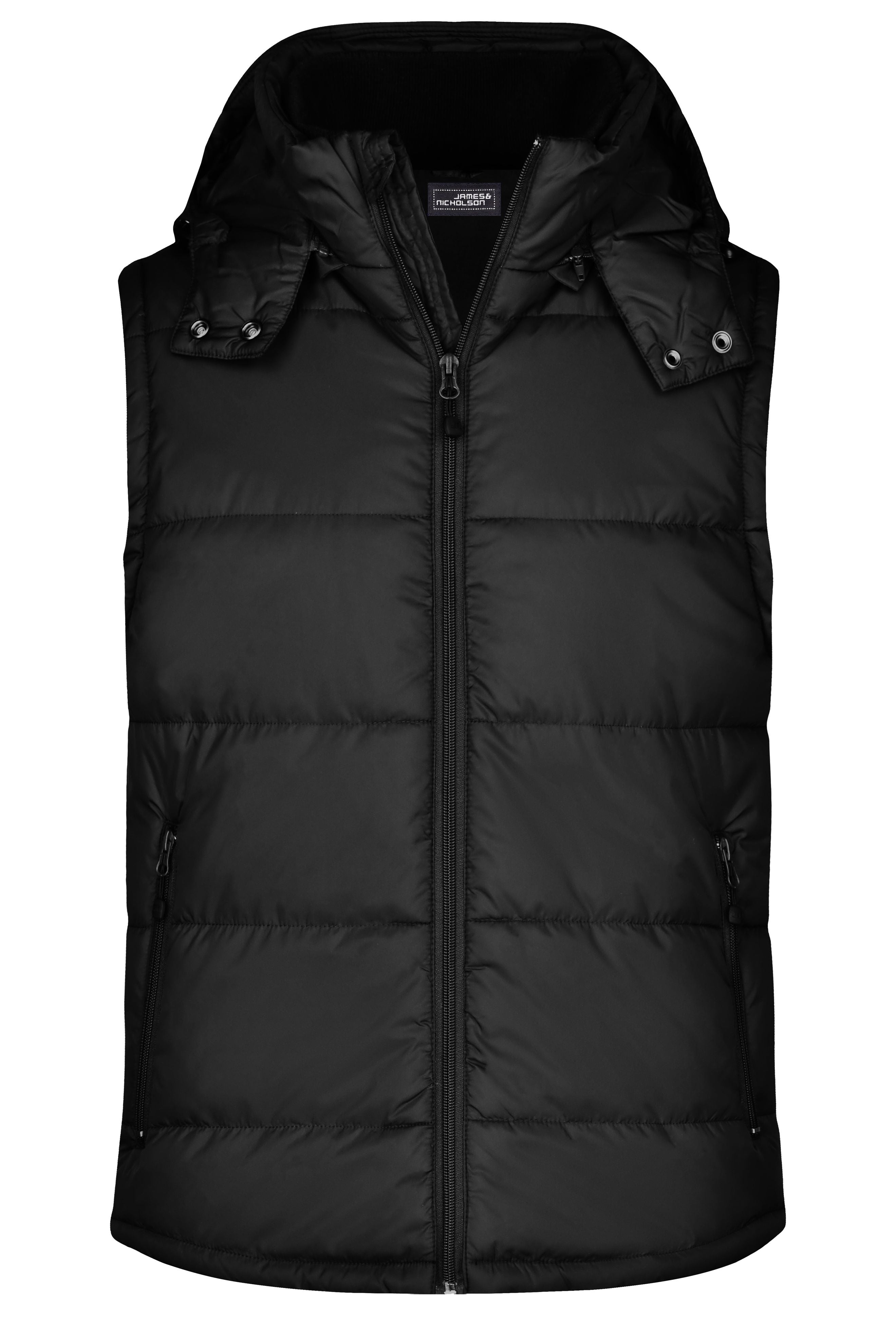 James & Nicholson Herren Steppweste black