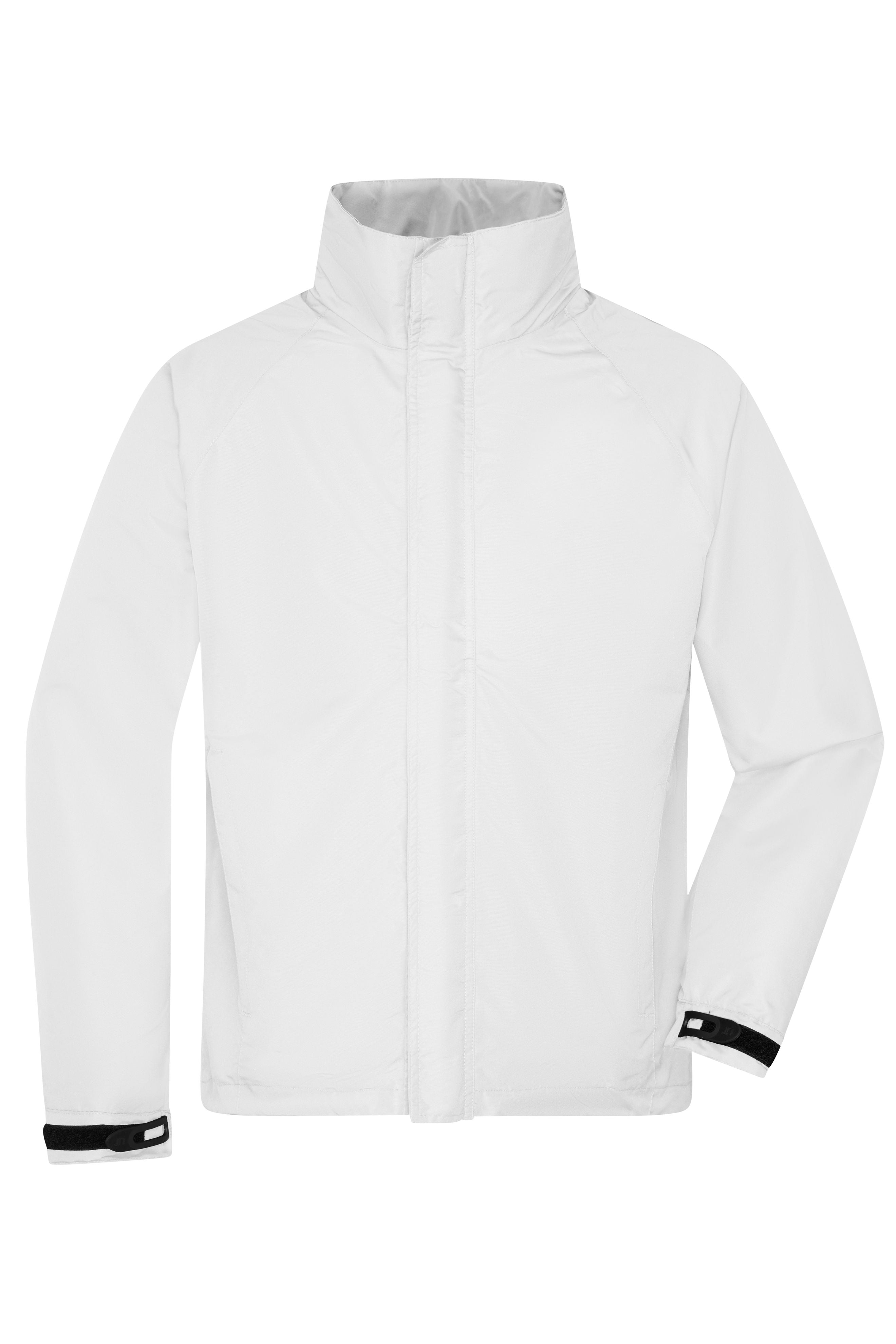 James & Nicholson Herren wasserdichte Outdoor Jacke white