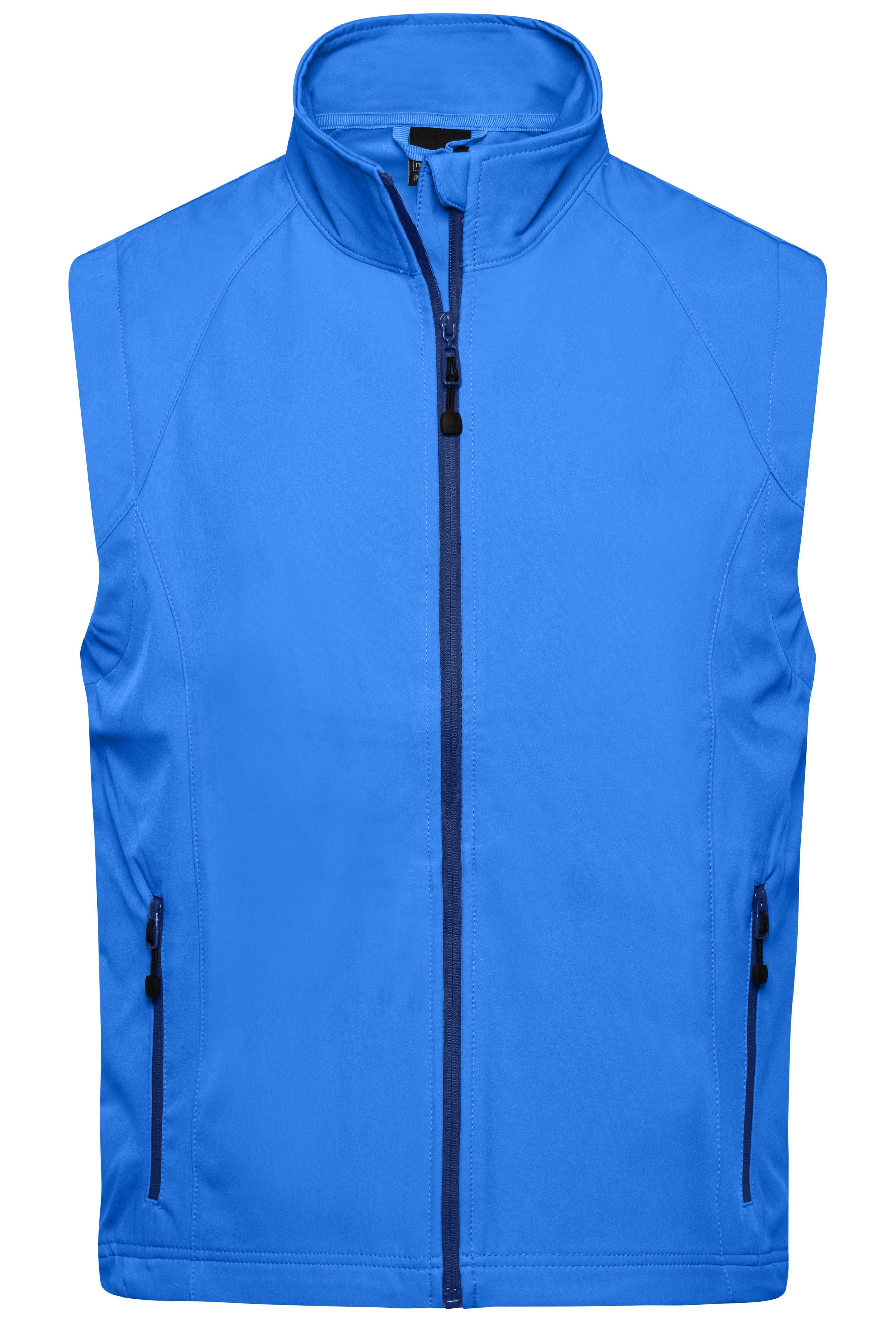 James & Nicholson Herren Softshellweste azur