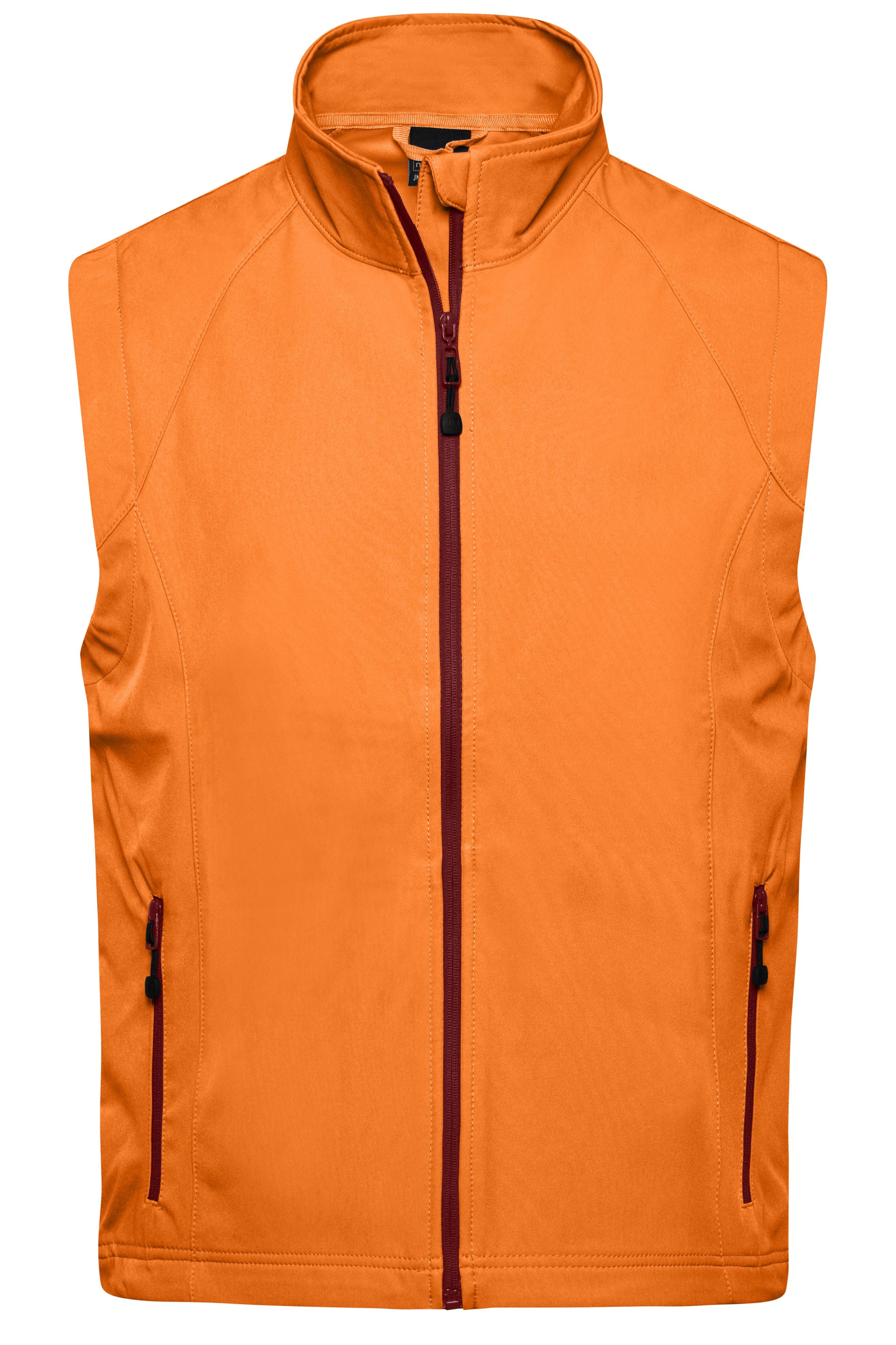 James & Nicholson Herren Softshellweste orange