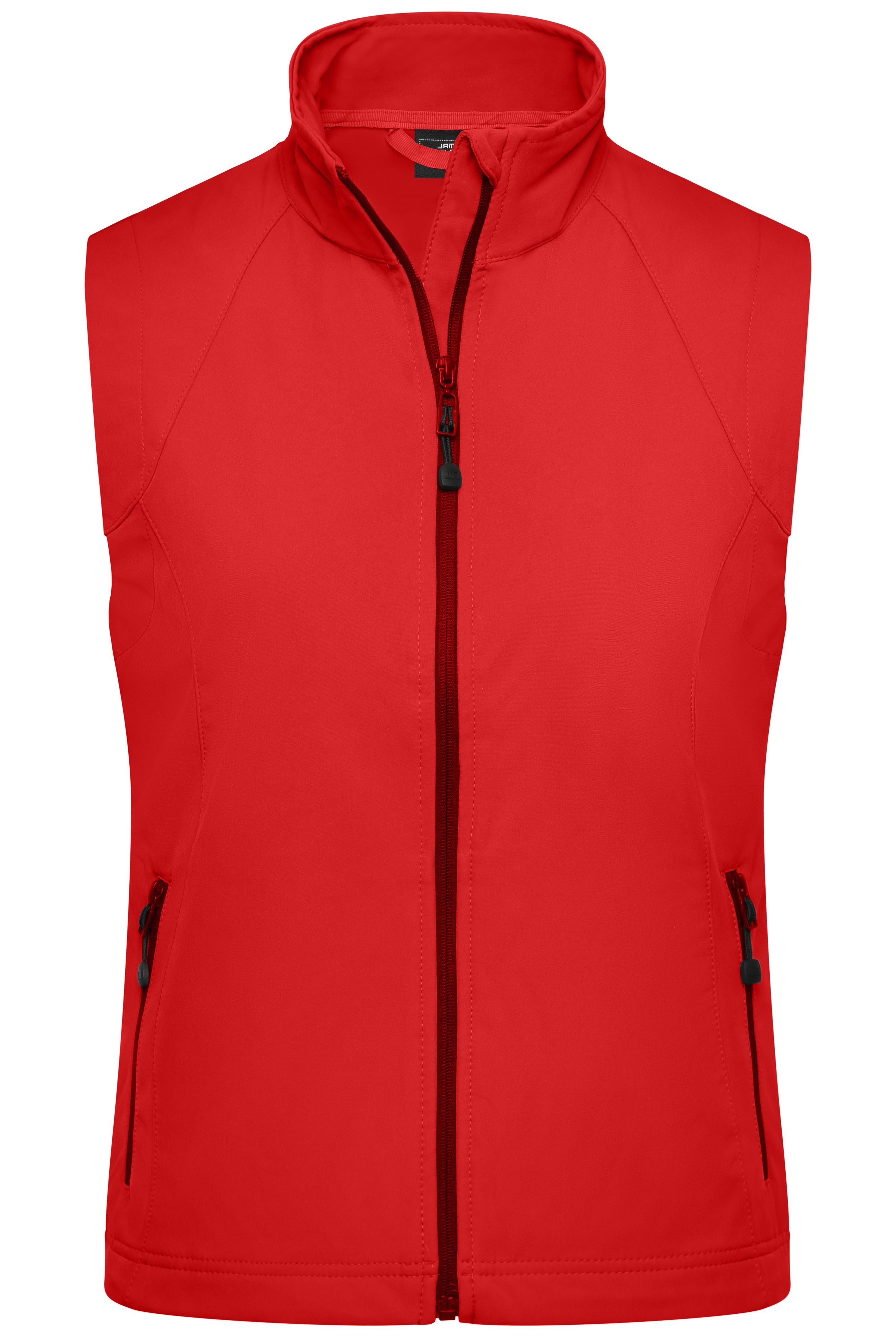 James & Nicholson Damen Softshell Weste red