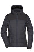 James & Nicholson Damen Hybrid Winterjacke black