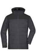 James & Nicholson Herren Hybrid Winterjacke black