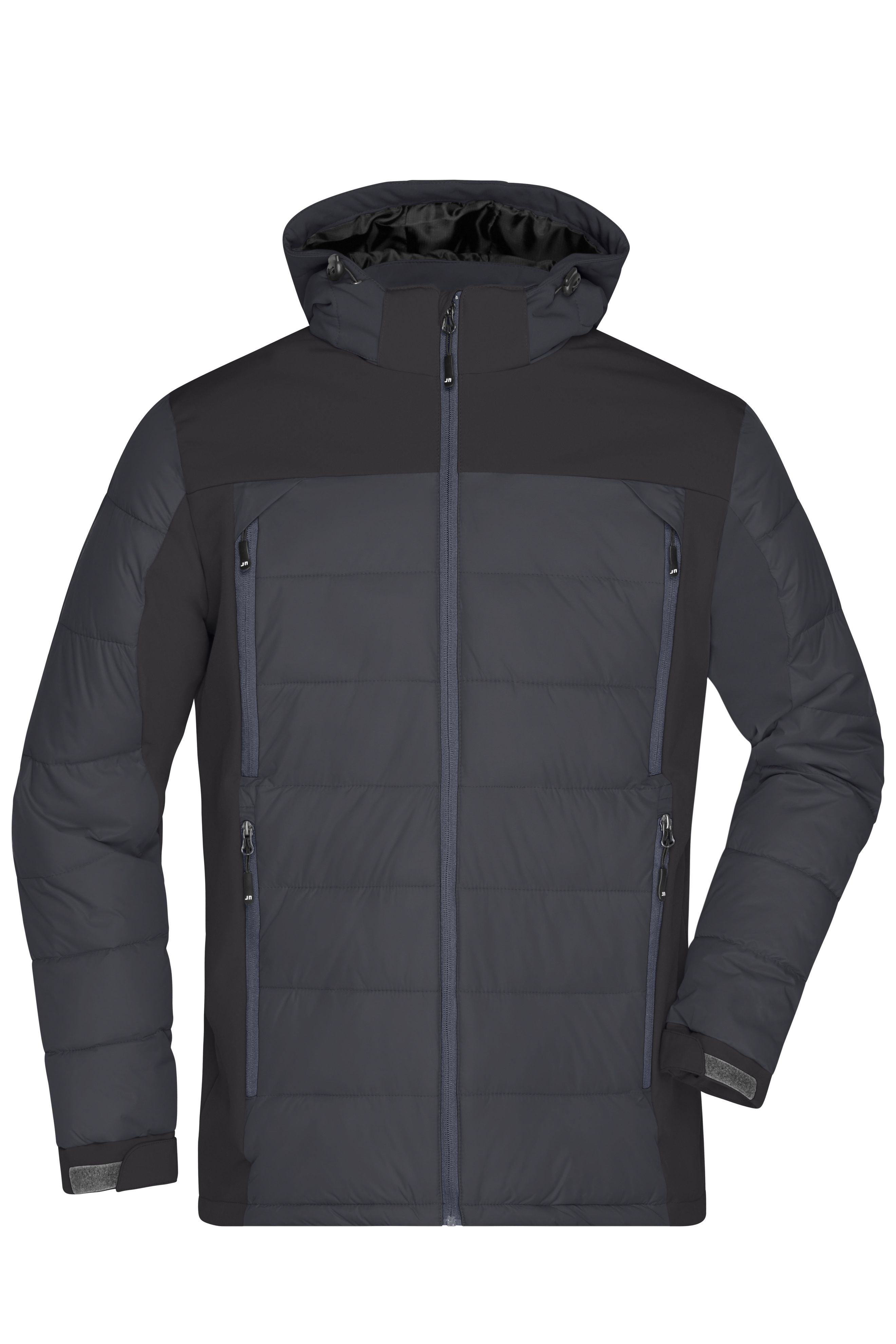 James & Nicholson Herren Hybrid Winterjacke black