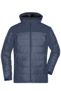 James & Nicholson Herren Hybrid Winterjacke navy