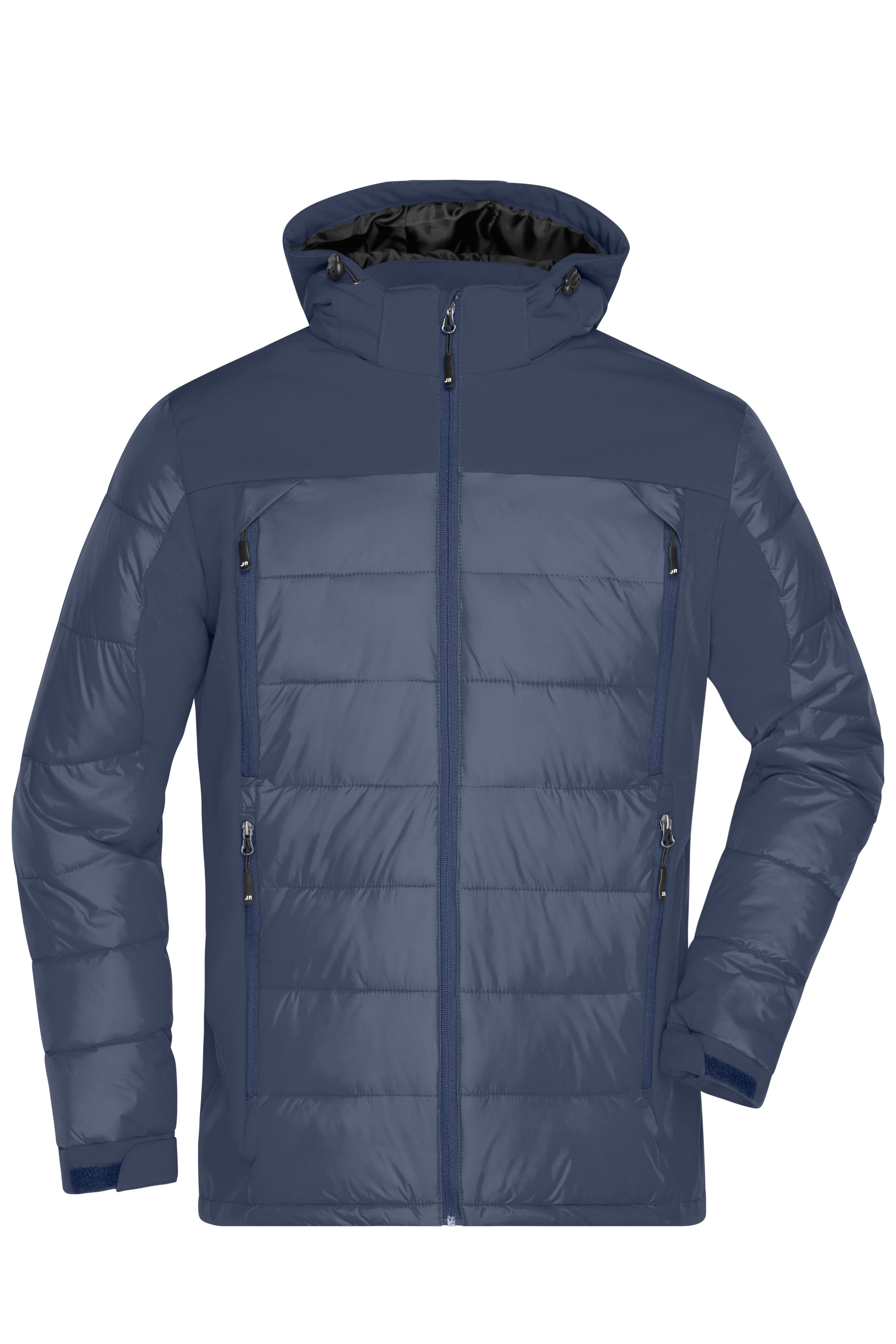 James & Nicholson Herren Hybrid Winterjacke navy