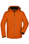 James & Nicholson Herren Wintersport Jacke dark-orange