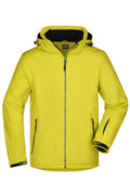 James & Nicholson Herren Wintersport Jacke yellow
