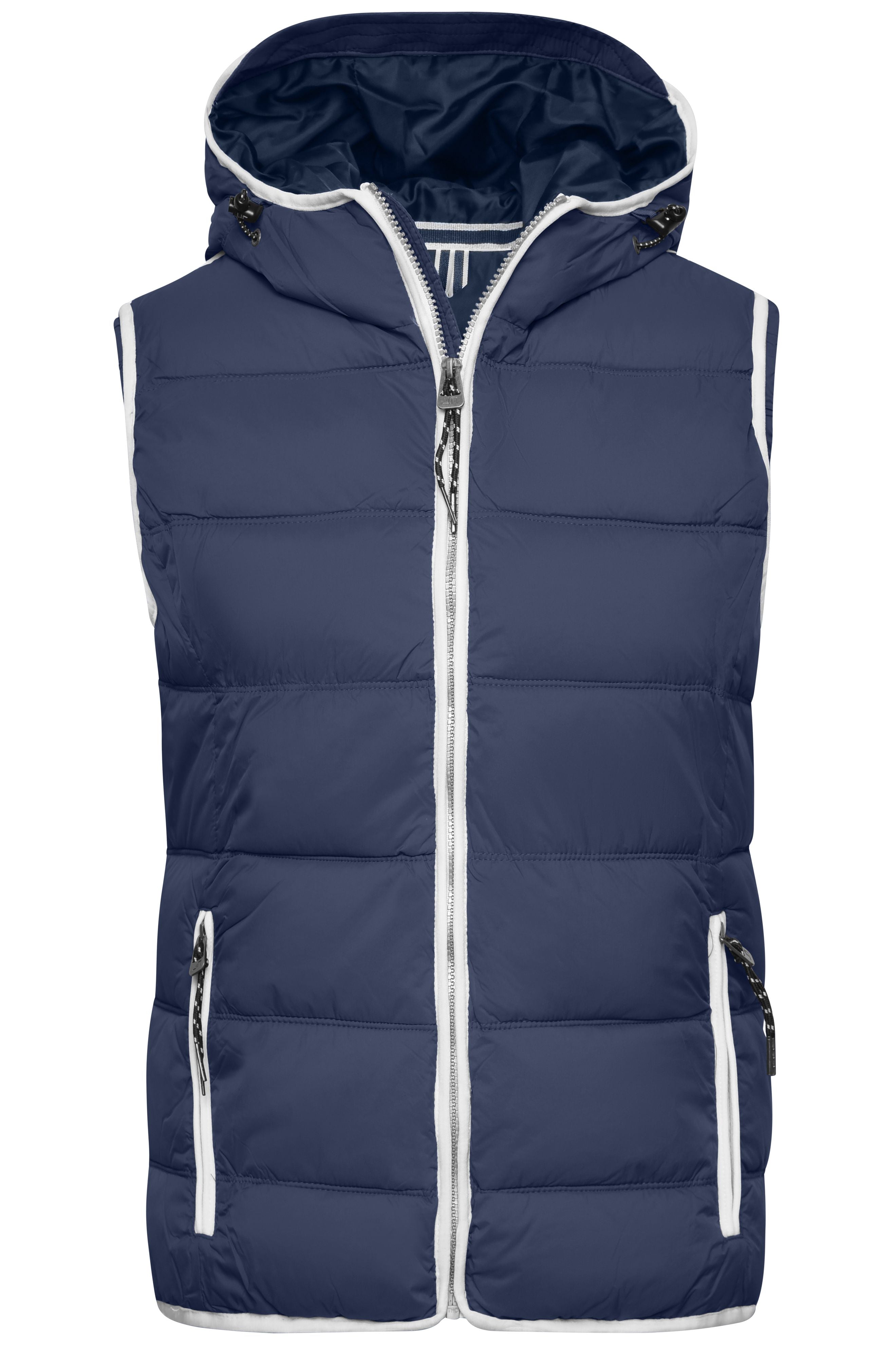 James & Nicholson Damen Steppweste navy/white