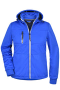 James & Nicholson Damen taillierte Softshelljacke nautic-blue/navy/white