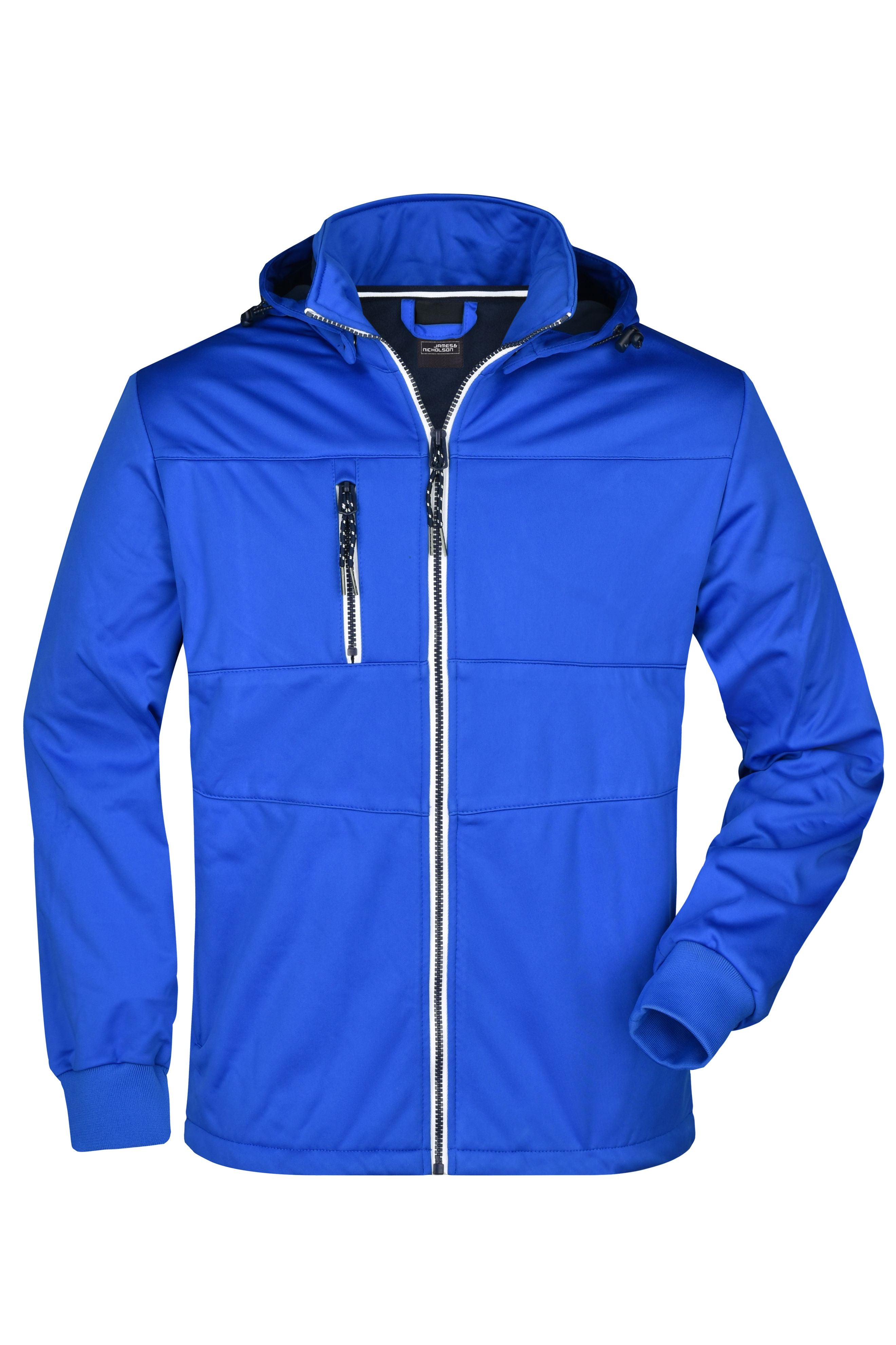 James & Nicholson Herren funktionale Softshelljacke nautic-blue/navy/white