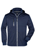 James & Nicholson Herren funktionale Softshelljacke navy/navy/white