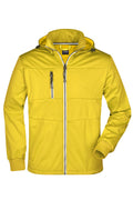 James & Nicholson Herren funktionale Softshelljacke sun-yellow/navy/white