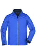 James & Nicholson Herren Softshelljacke mit abzippbaren Ärmeln nautic-blue/navy