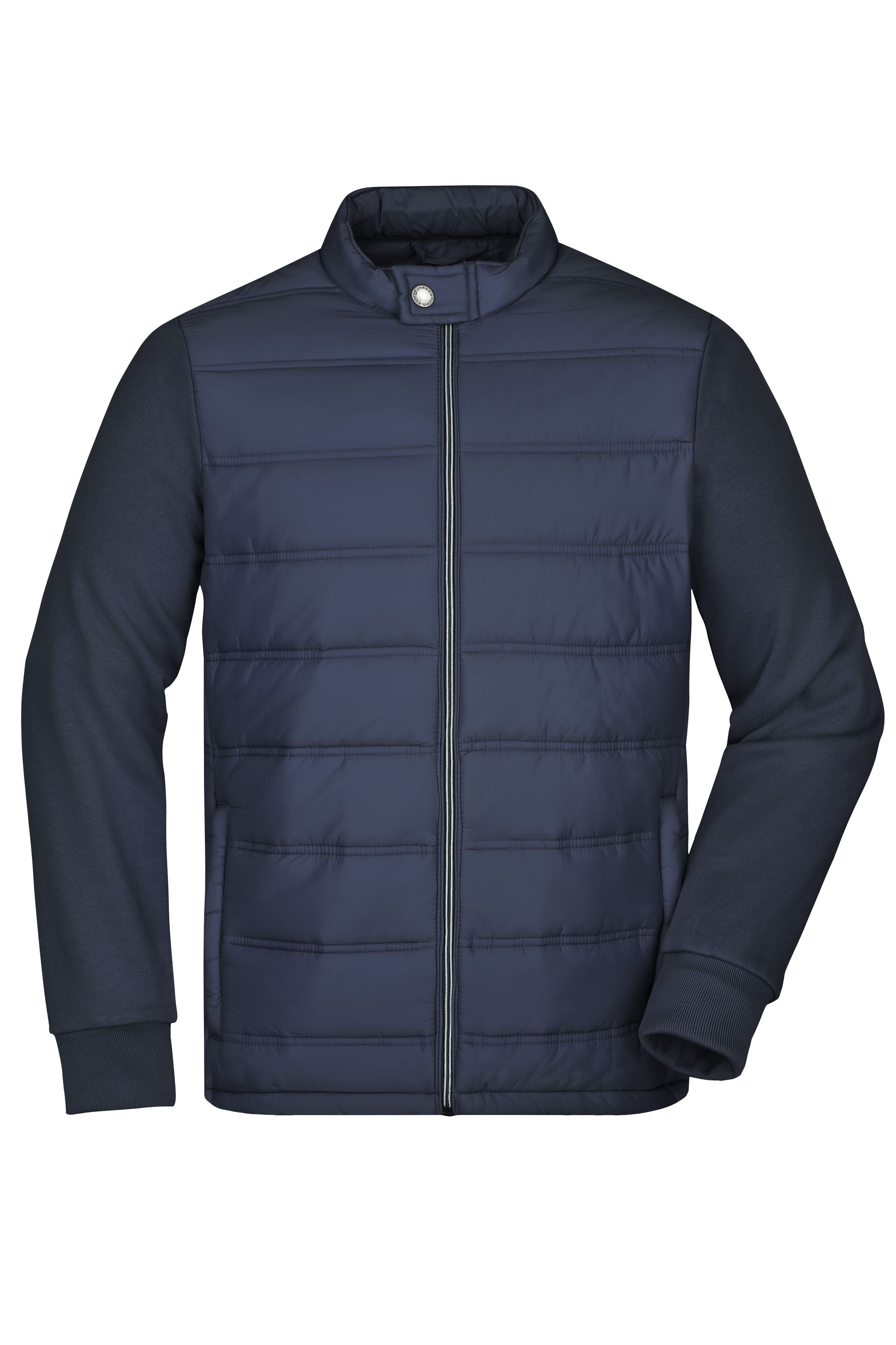 James & Nicholson Herren Hybrid Sweatjacke navy