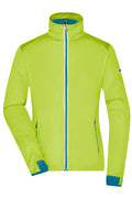 James & Nicholson Damen Softshell Sportjacke bright-yellow/bright-blue