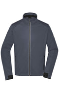 James & Nicholson Herren Softshell Sportjacke titan/black