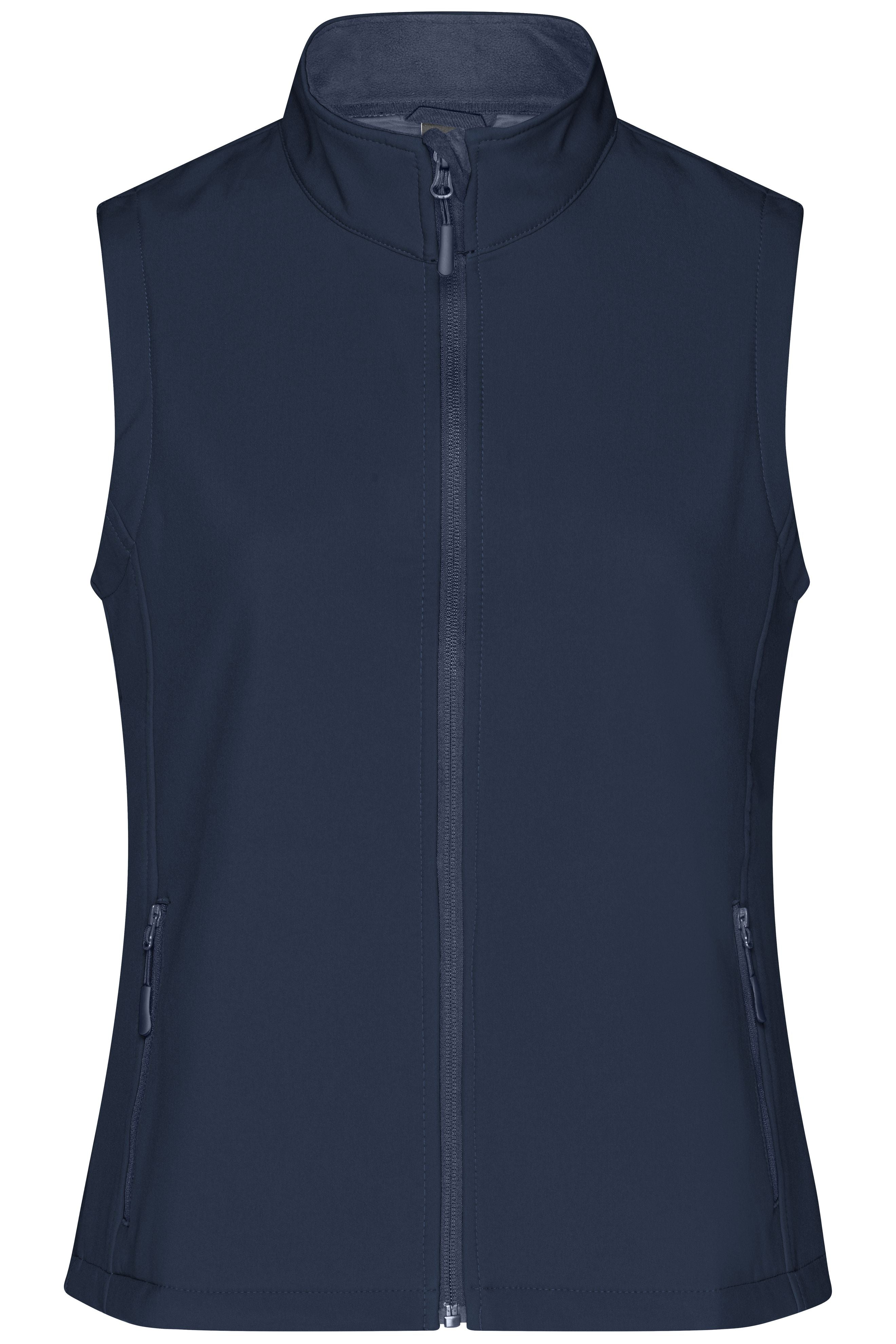 James & Nicholson Damen Softshell Weste navy/navy