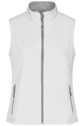 James & Nicholson Damen Softshell Weste white/white
