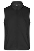 James & Nicholson Herren Softshell Weste black/black