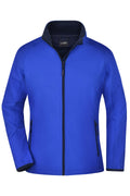 James & Nicholson Damen sportliche Softshelljacke nautic-blue/navy