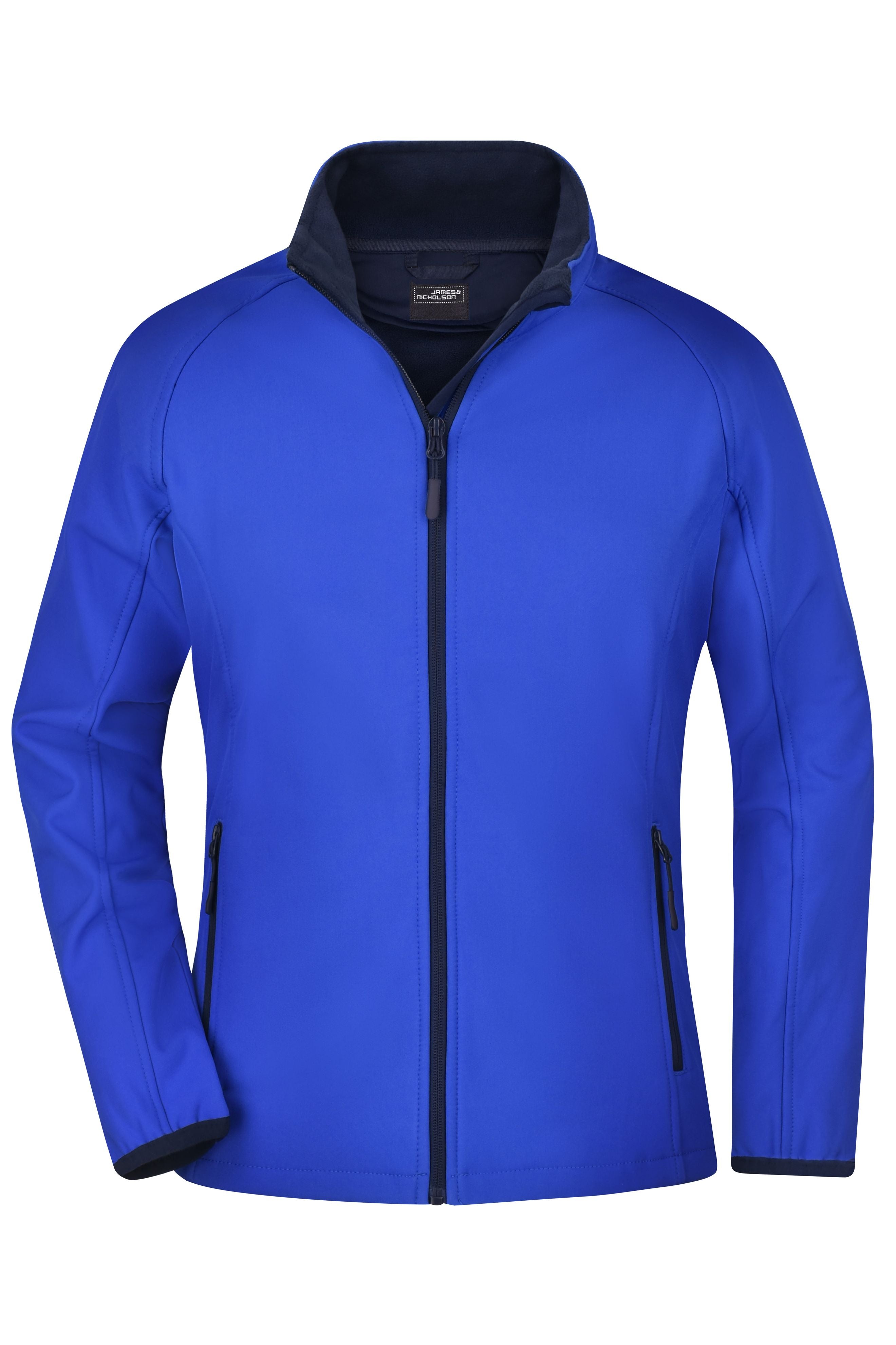 James & Nicholson Damen sportliche Softshelljacke nautic-blue/navy