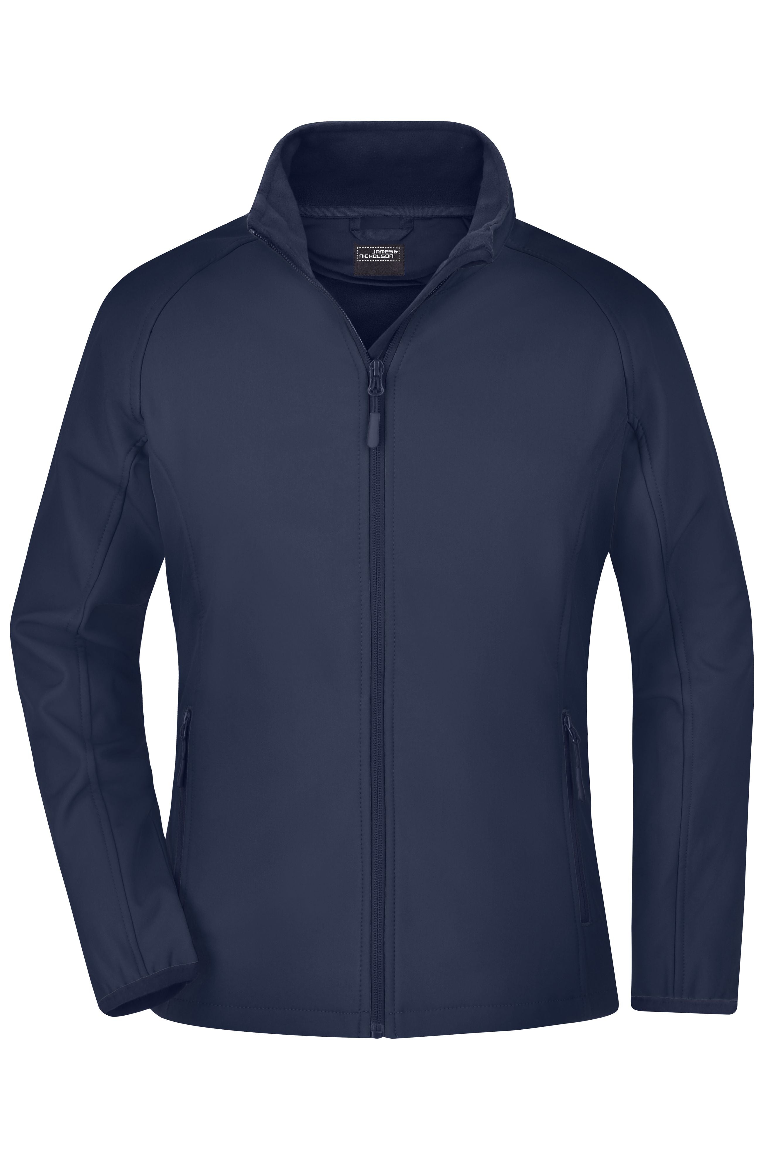 James & Nicholson Damen sportliche Softshelljacke navy/navy