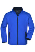 James & Nicholson Herren sportliche Softshelljacke nautic-blue/navy