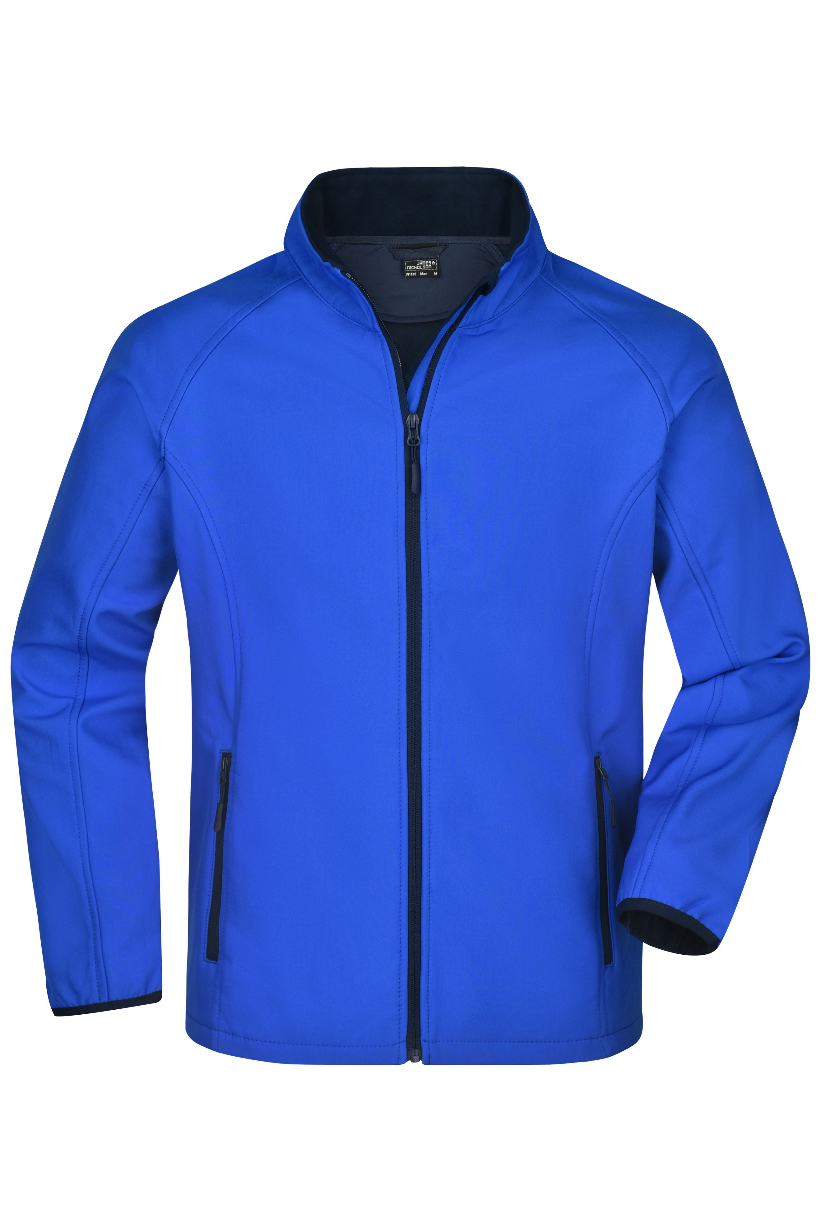 James & Nicholson Herren sportliche Softshelljacke nautic-blue/navy
