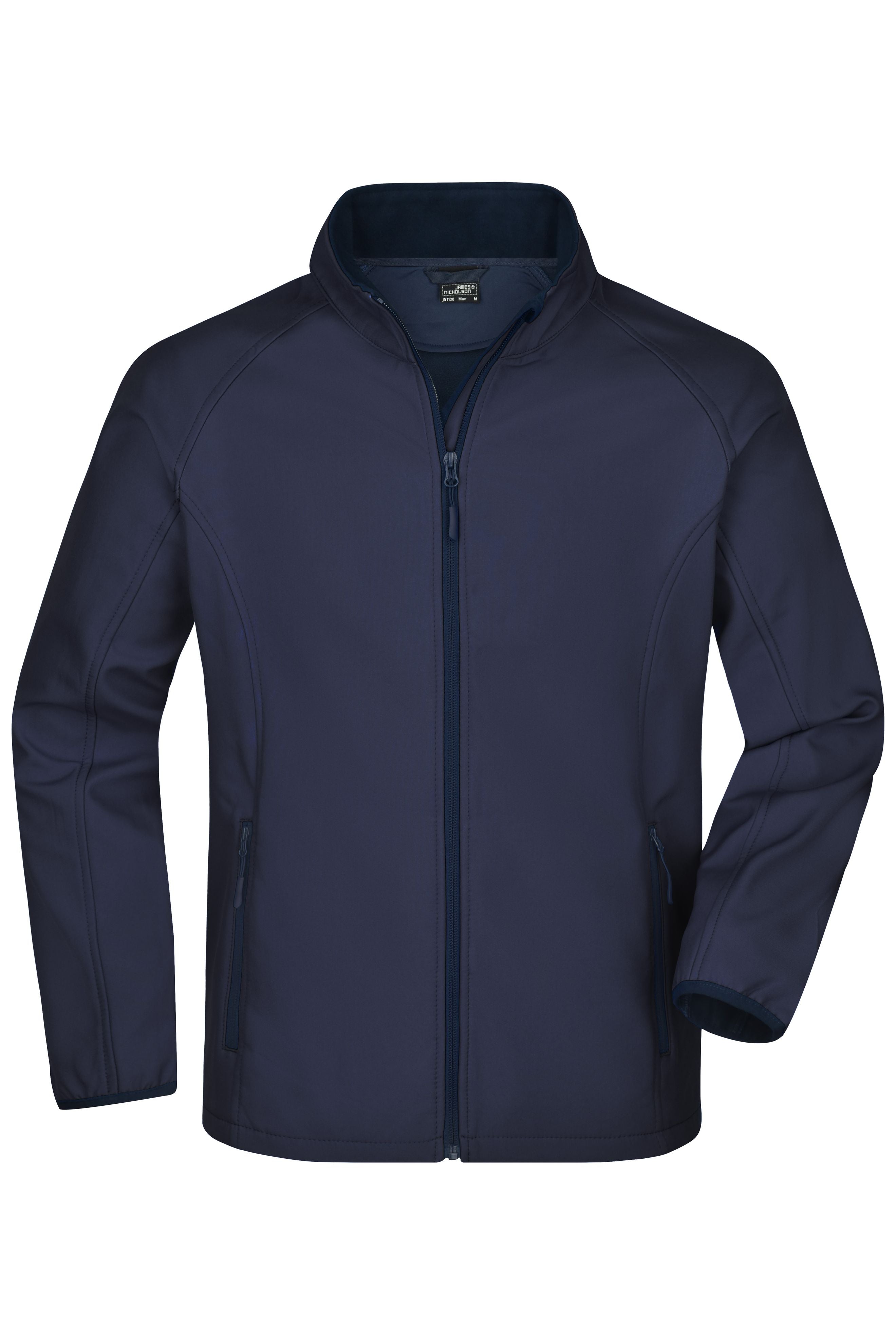 James & Nicholson Herren sportliche Softshelljacke navy/navy