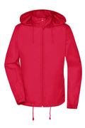 James & Nicholson Damen Basic Windbreaker light-red