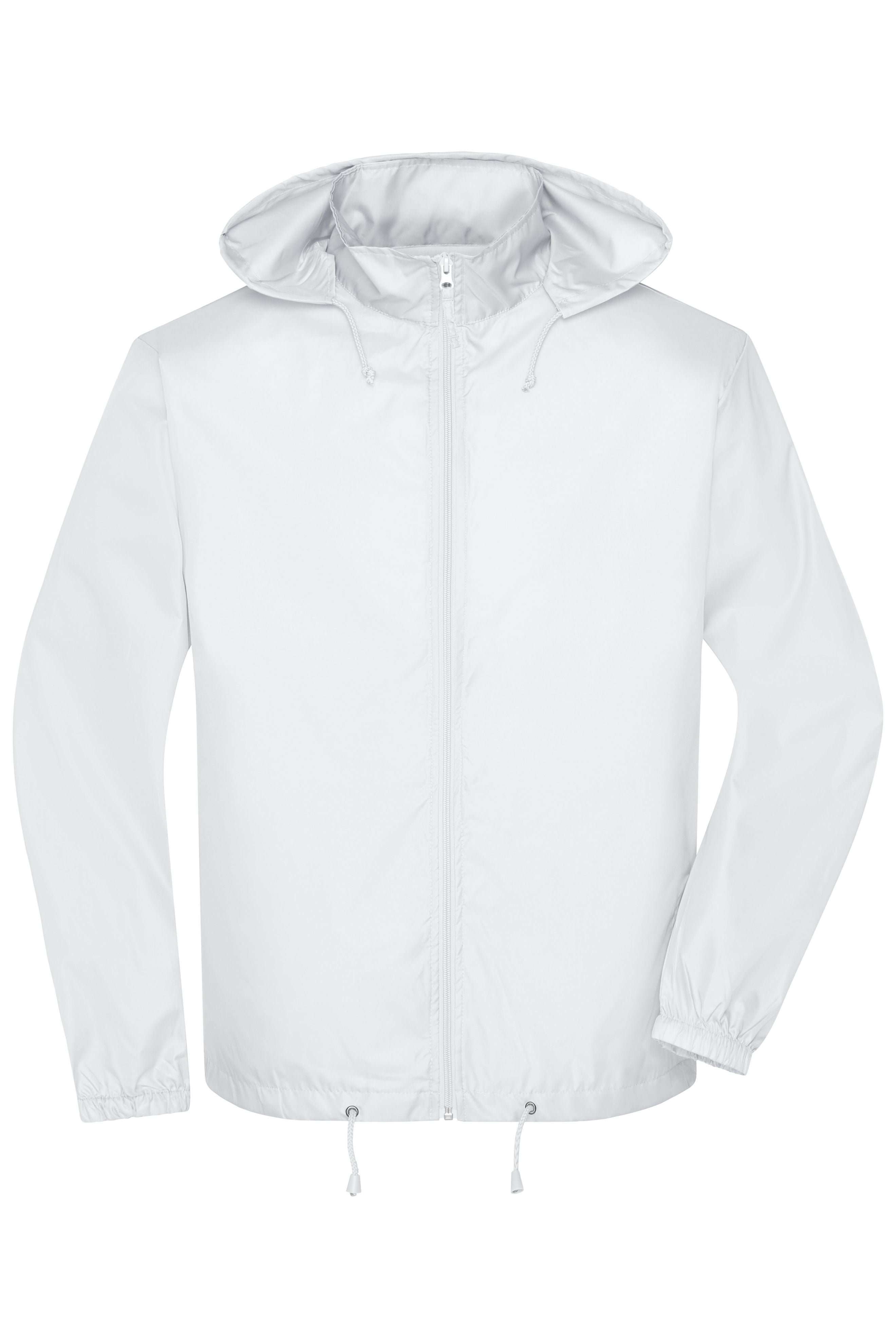 James & Nicholson Herren Basic Windbreaker white