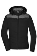 James & Nicholson Damen taillierte Winterjacke  black/anthracite-melange